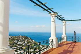 Sightseeing place on the Capri island.